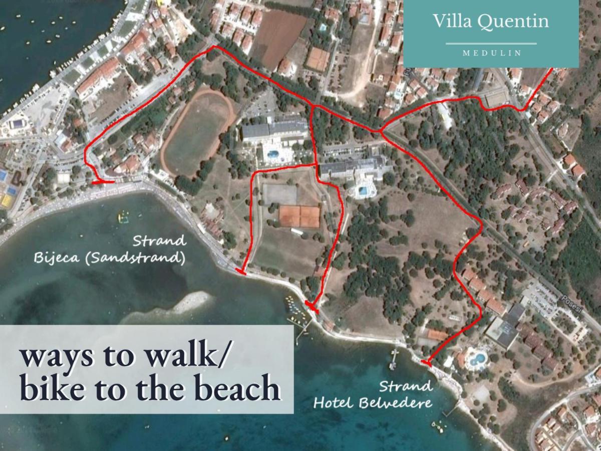 Villa Quentin - Quiet Place Close To Beach Medulin Exterior photo
